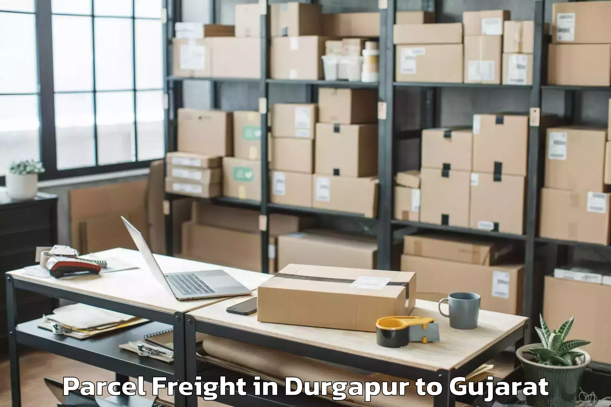 Top Durgapur to Madhavkampa Parcel Freight Available